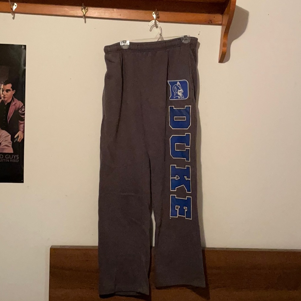 Duke sweatpants. Large